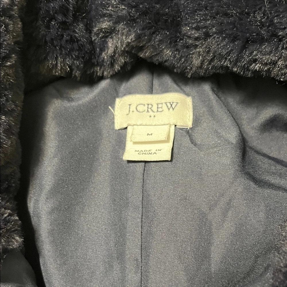 J. Crew Navy Plush Vest New